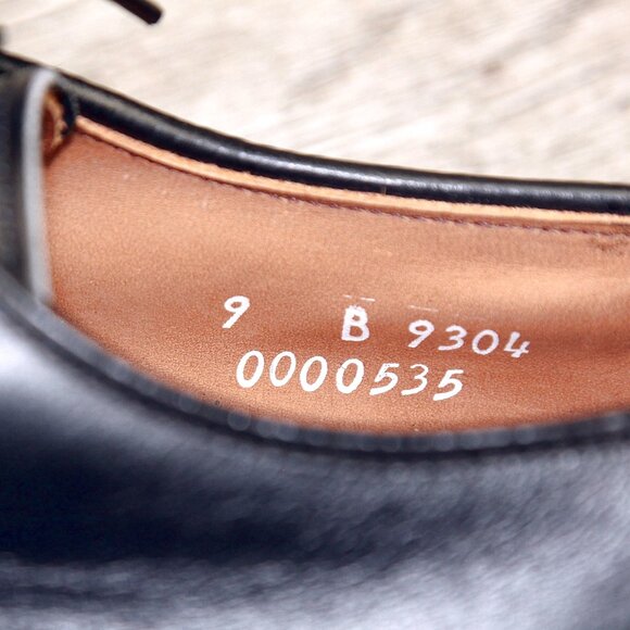 * NIB * $395 Allen Edmonds SLAYTON 9 B Narrow Black * add $15 new Trees main image 6